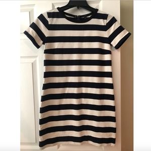J. Crew Navy & White Striped Dress Size XS